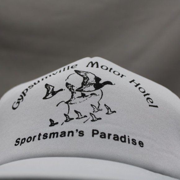 Vintage Screened Trucker Hat - Gypsumville Motor Hotel - Adult Snapback - Picture 2 of 8